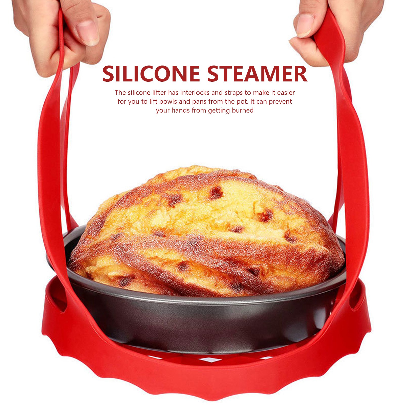 Silicone Steamer Basket - 4pcs Set Silicone Kitchen Tools Baking