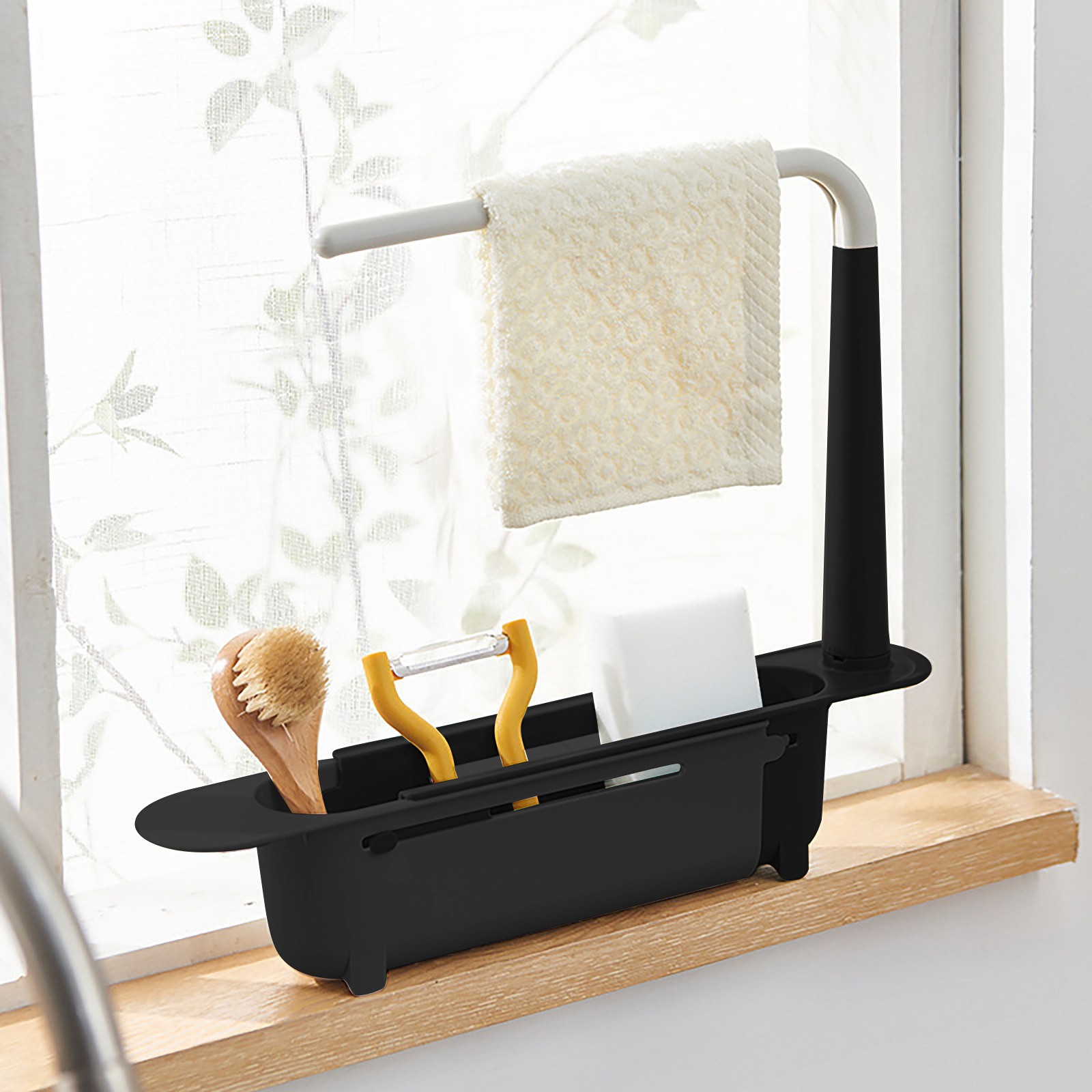 Kitchen Gadgets Useful - elescopic Sink Shelf Drainer Rack Kitchen