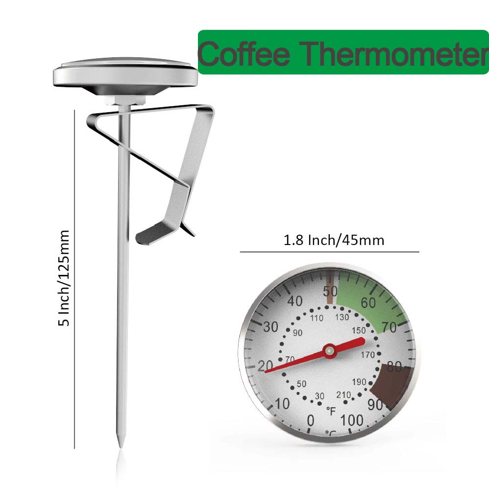 Kitchen Gadgets And Accessories - 0-100°C Food Thermometer Stainless Steel Coffee