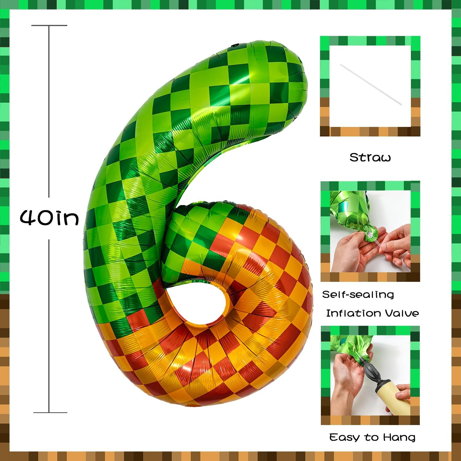 Pixel Miner Balloons 40 Inch N - Kitchen Gadgets Videos recension och pris