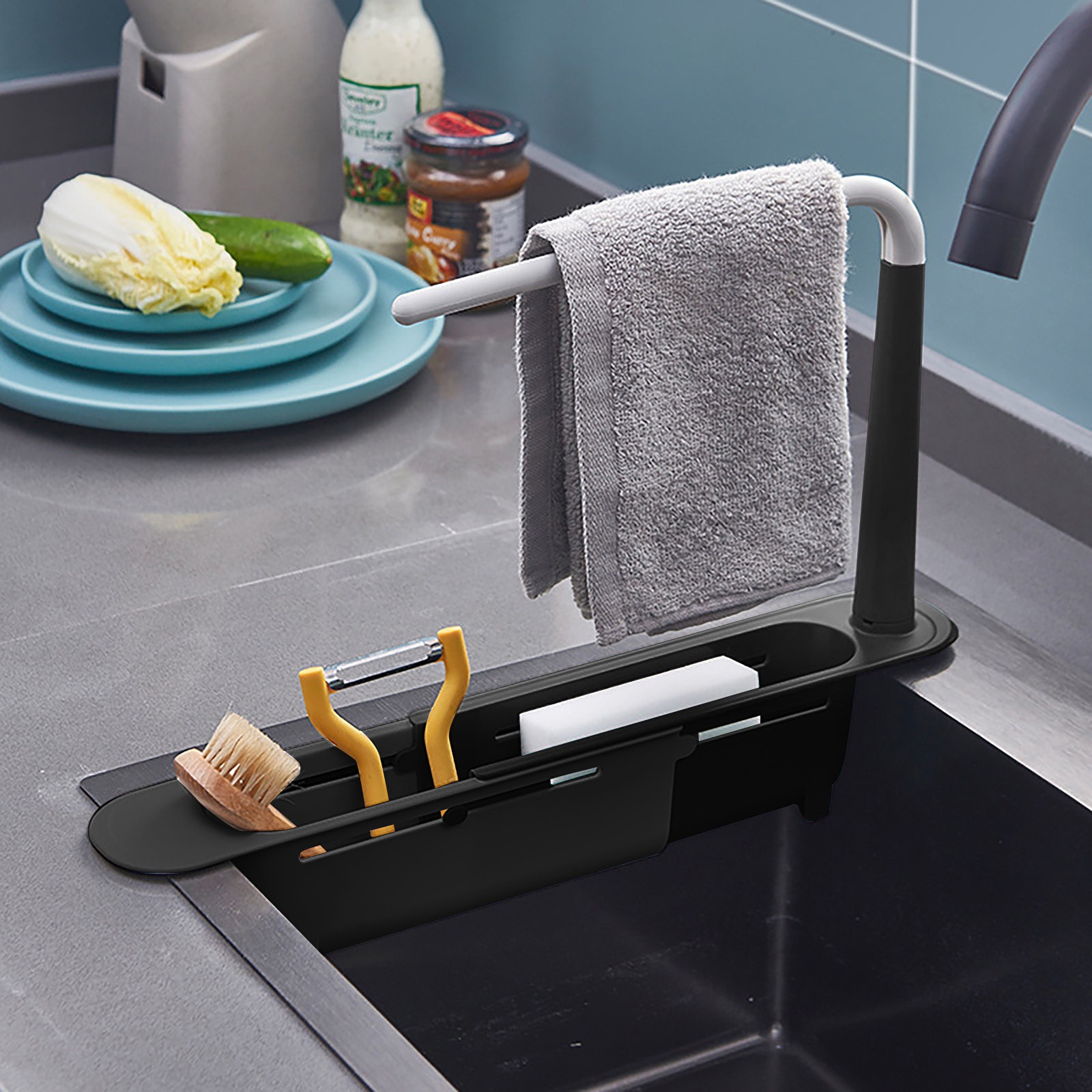 elescopic Sink Shelf Drainer R - Kitchen Gadgets Useful recension och pris