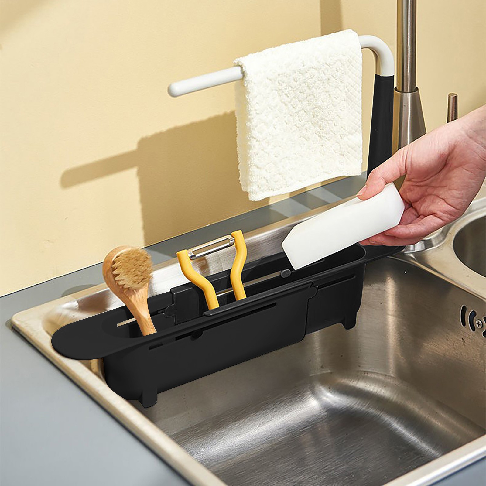 elescopic Sink Shelf Drainer R - Kitchen Gadgets Useful recension och pris