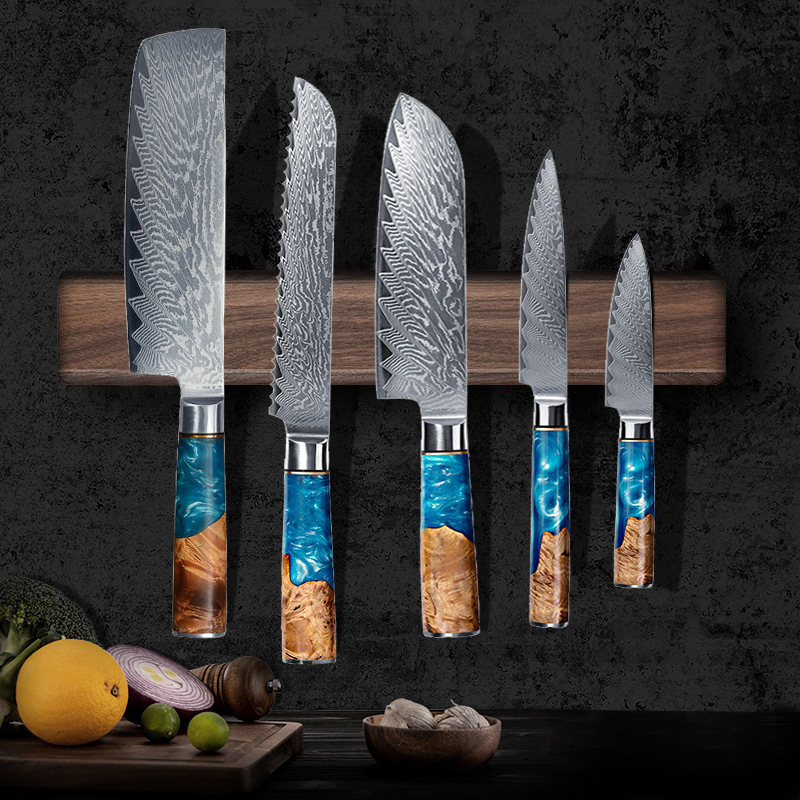 Walnut Wood Strong Magnetic Kn - Magnetic Knife Strip recension och pris