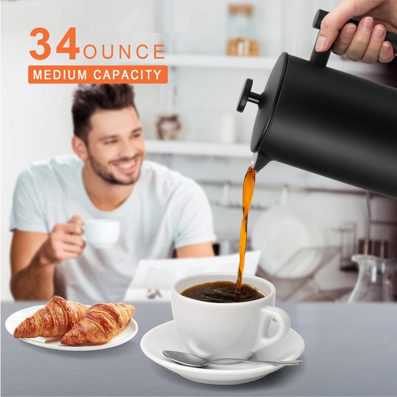 French Press Coffee Maker 34 O - French Press Coffee Maker recension och pris