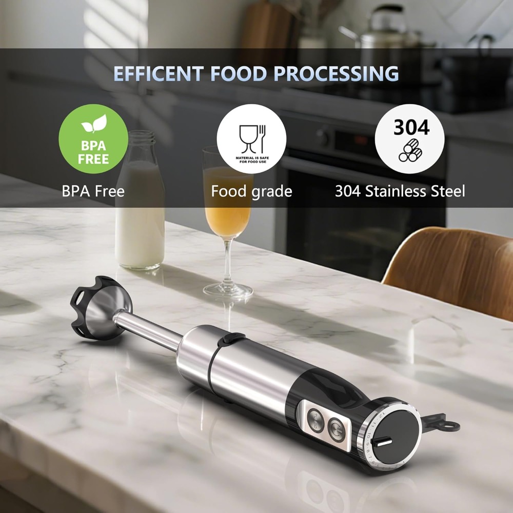 5 in 1 Immersion Blender Handh - Immersion Blender Stick recension och pris