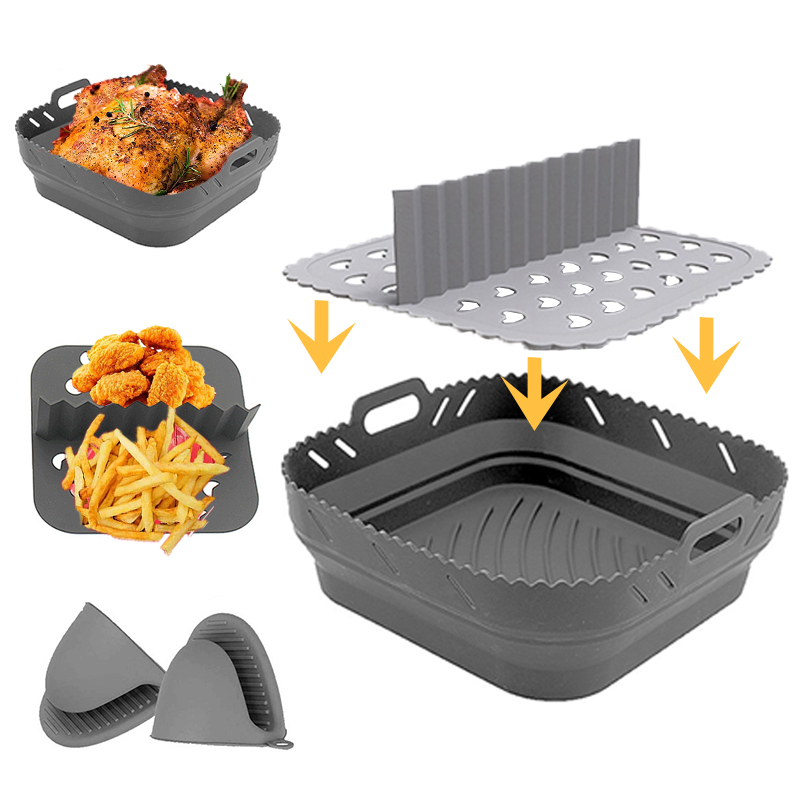 Air Fryer Silicone Shape Baske - Silicone Steamer Basket recension och pris