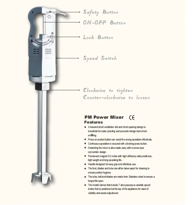Linkrich Heavy Manual Industri - Immersion Blender Stick recension och pris