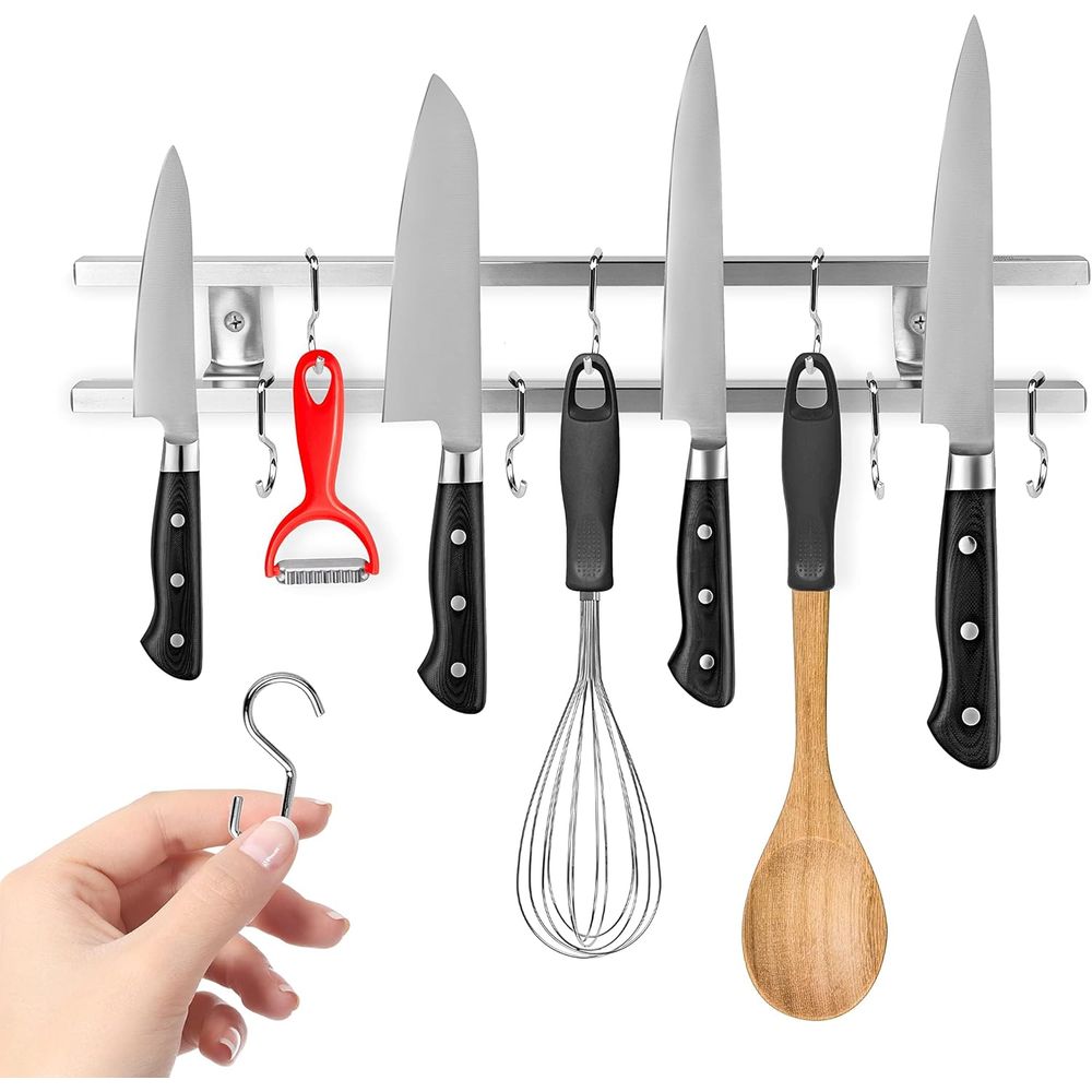 16 Inch Stainless Steel Metal  - Magnetic Knife Strip recension och pris
