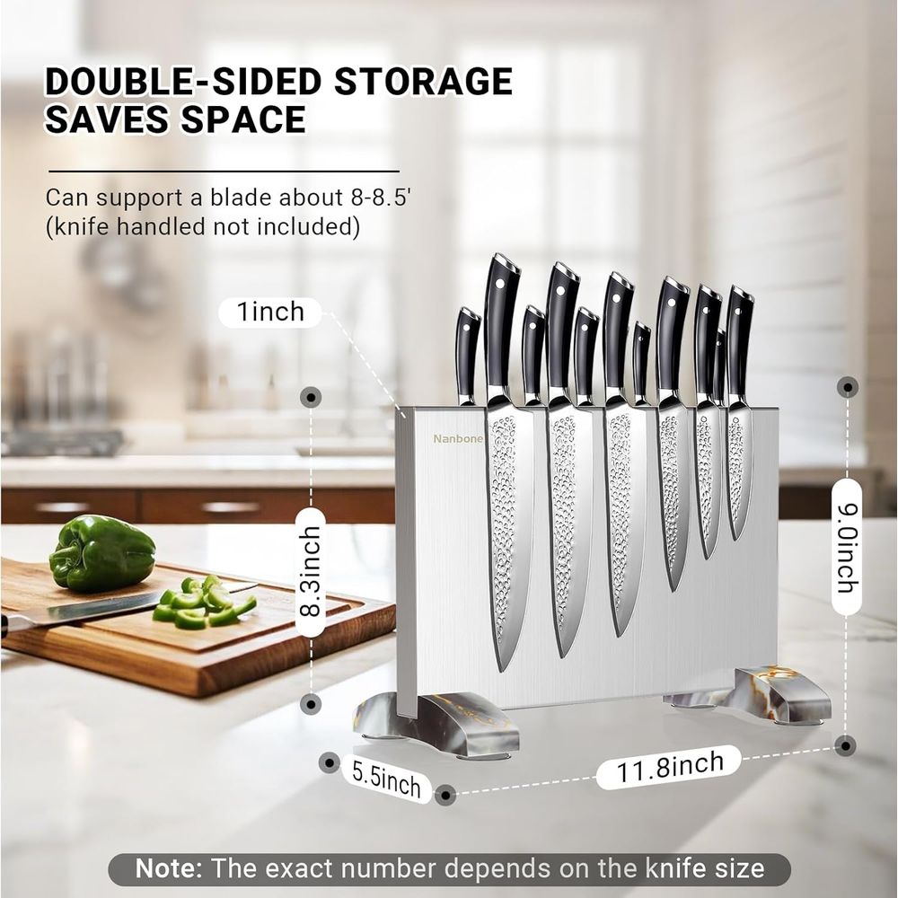 Magnetic Block Stand Without K - Magnetic Knife Strip recension och pris