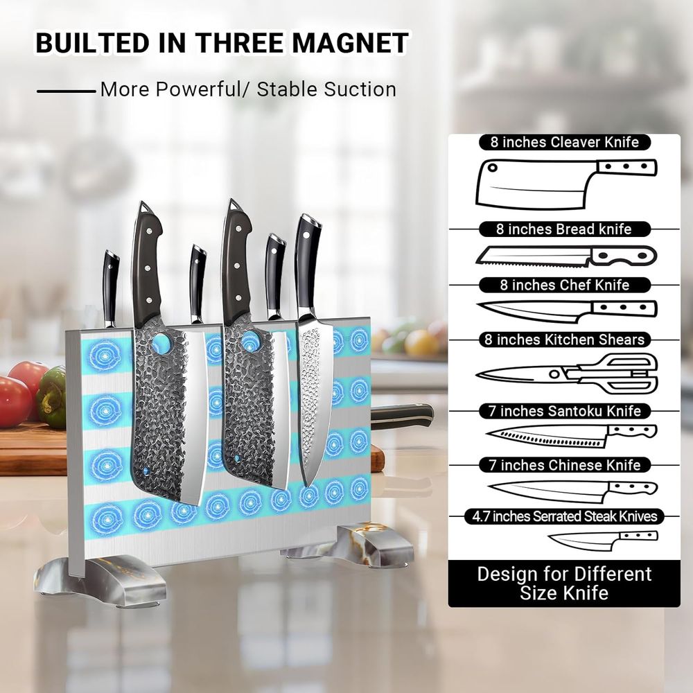 Magnetic Block Stand Without K - Magnetic Knife Strip recension och pris