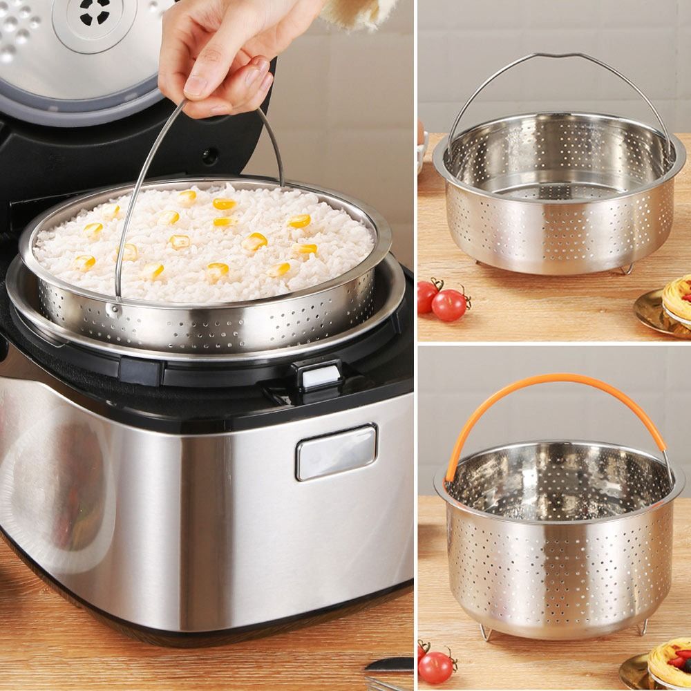 Stainless Steel Food Steamer K - Silicone Steamer Basket recension och pris