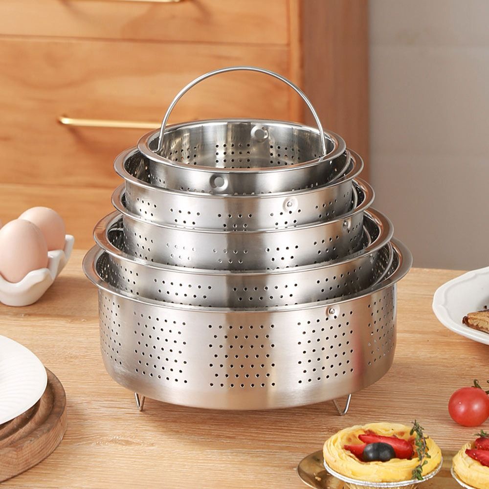 Stainless Steel Food Steamer K - Silicone Steamer Basket recension och pris