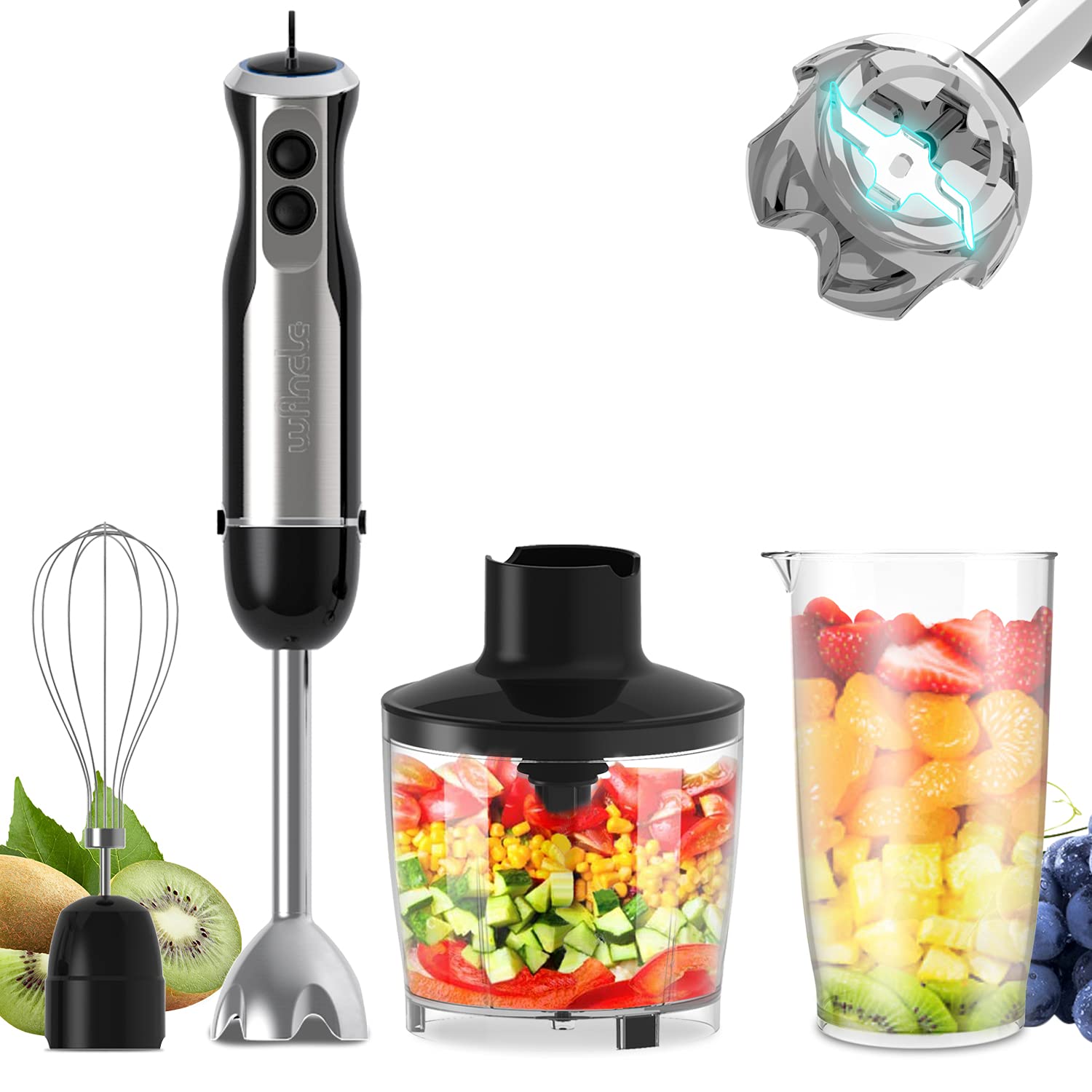 Wancle 1000W Immersion Hand Bl - Immersion Blender Stick recension och pris