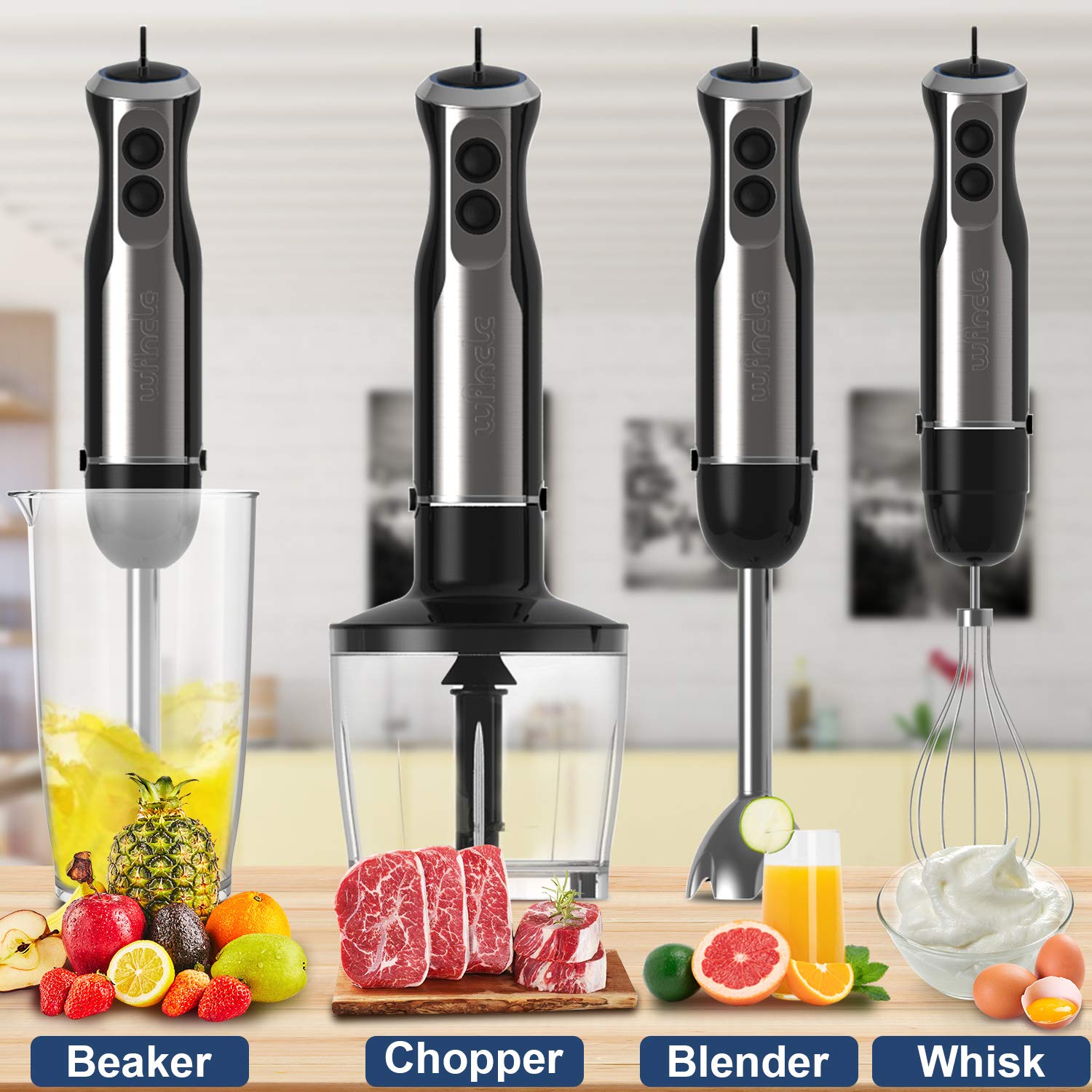 Wancle 1000W Immersion Hand Bl - Immersion Blender Stick recension och pris