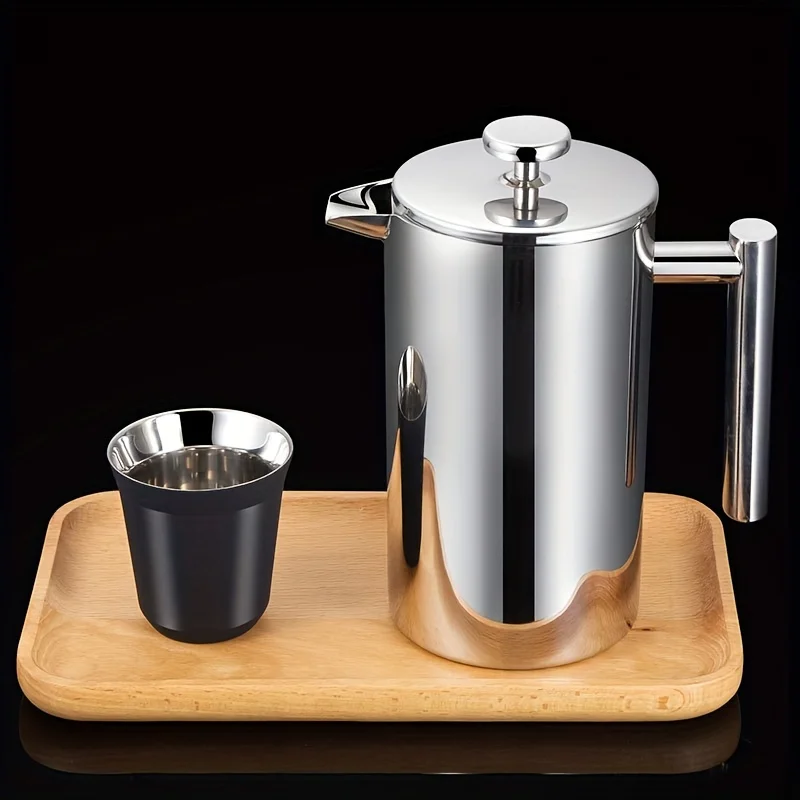 Elegant 350ml Stainless Steel  - French Press Coffee Maker recension och pris