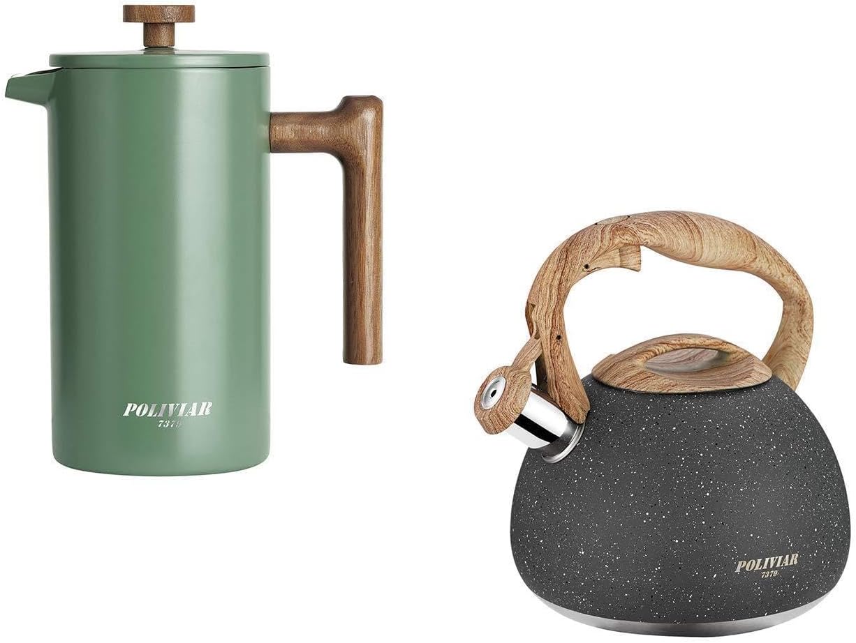 POLIVIAR 34 oz French Press Co - French Press Coffee Maker recension och pris