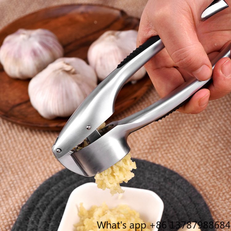 Zinc Alloy Garlic Press, Hand- - Kitchen Gadgets Garlic recension och pris