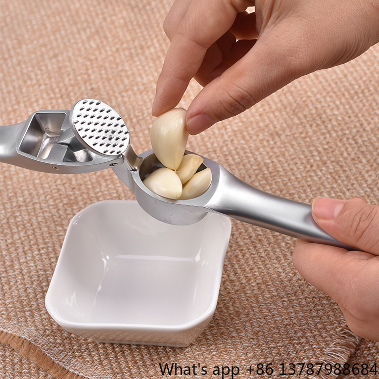 Zinc Alloy Garlic Press, Hand- - Kitchen Gadgets Garlic recension och pris