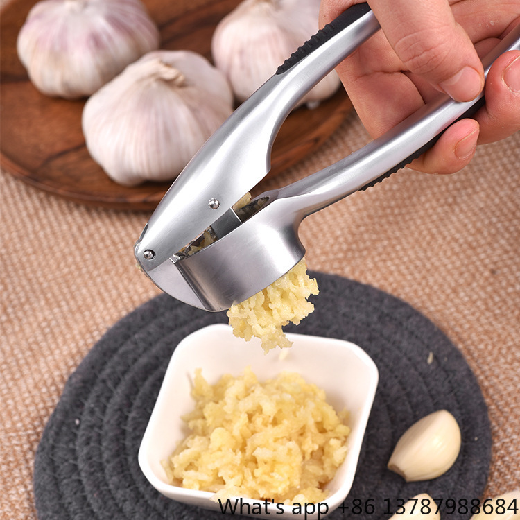Zinc Alloy Garlic Press, Hand- - Kitchen Gadgets Garlic recension och pris