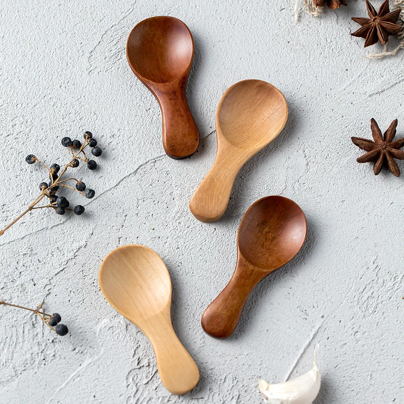 4Pcs Mini Wooden Spoons Small  - Kitchen Gadgets For Small Kitchens recension och pris