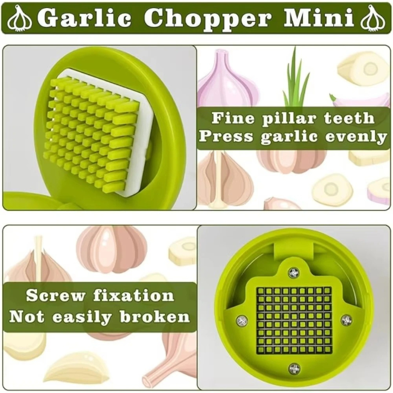 Garlic Press Chopper Manual Ga - Kitchen Gadgets Garlic recension och pris