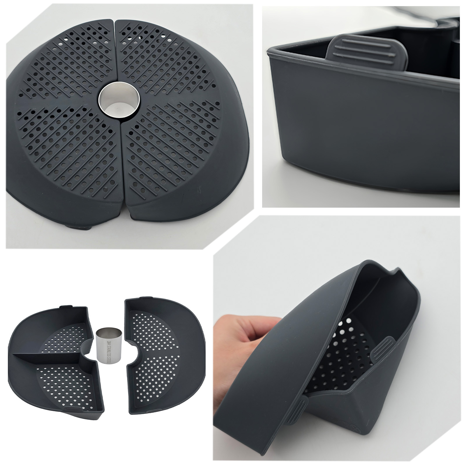 Silicone Steamer Basket Divide - Silicone Steamer Basket recension och pris