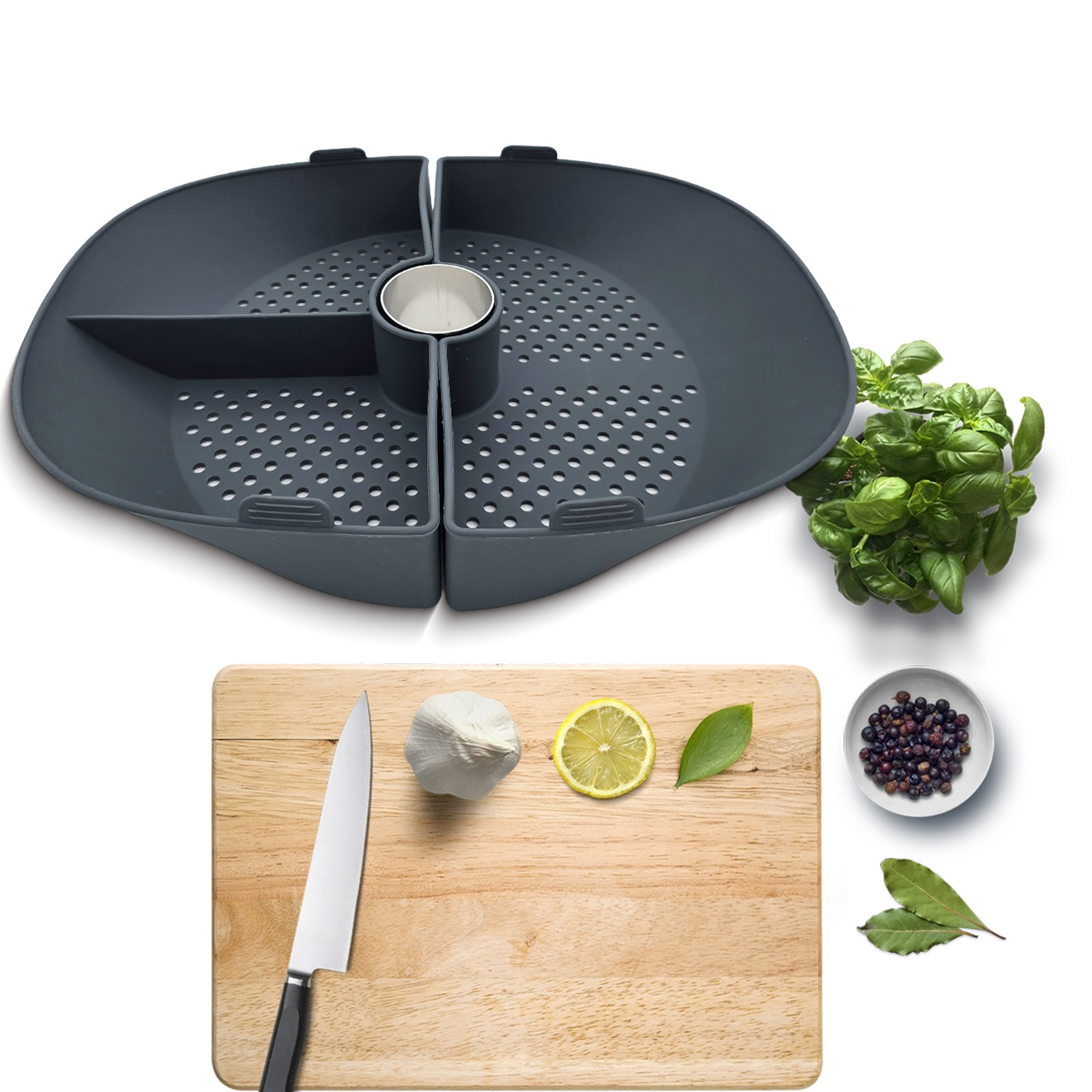 Silicone Steamer Basket Divide - Silicone Steamer Basket recension och pris