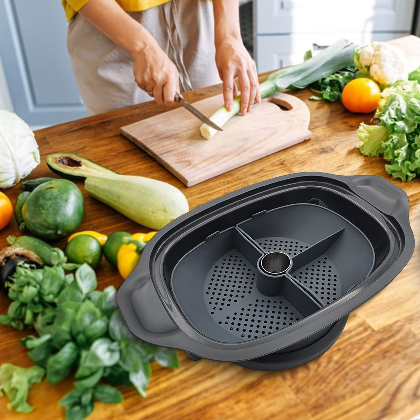 Silicone Steamer Basket Divide - Silicone Steamer Basket recension och pris