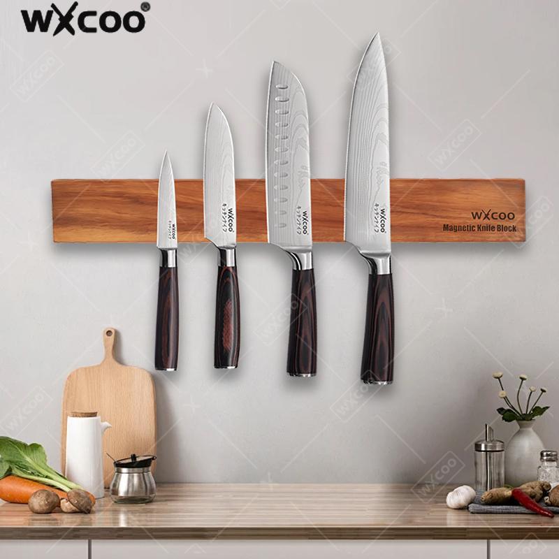 Acacia Wood Magnetic Knife Hol - Magnetic Knife Strip recension och pris