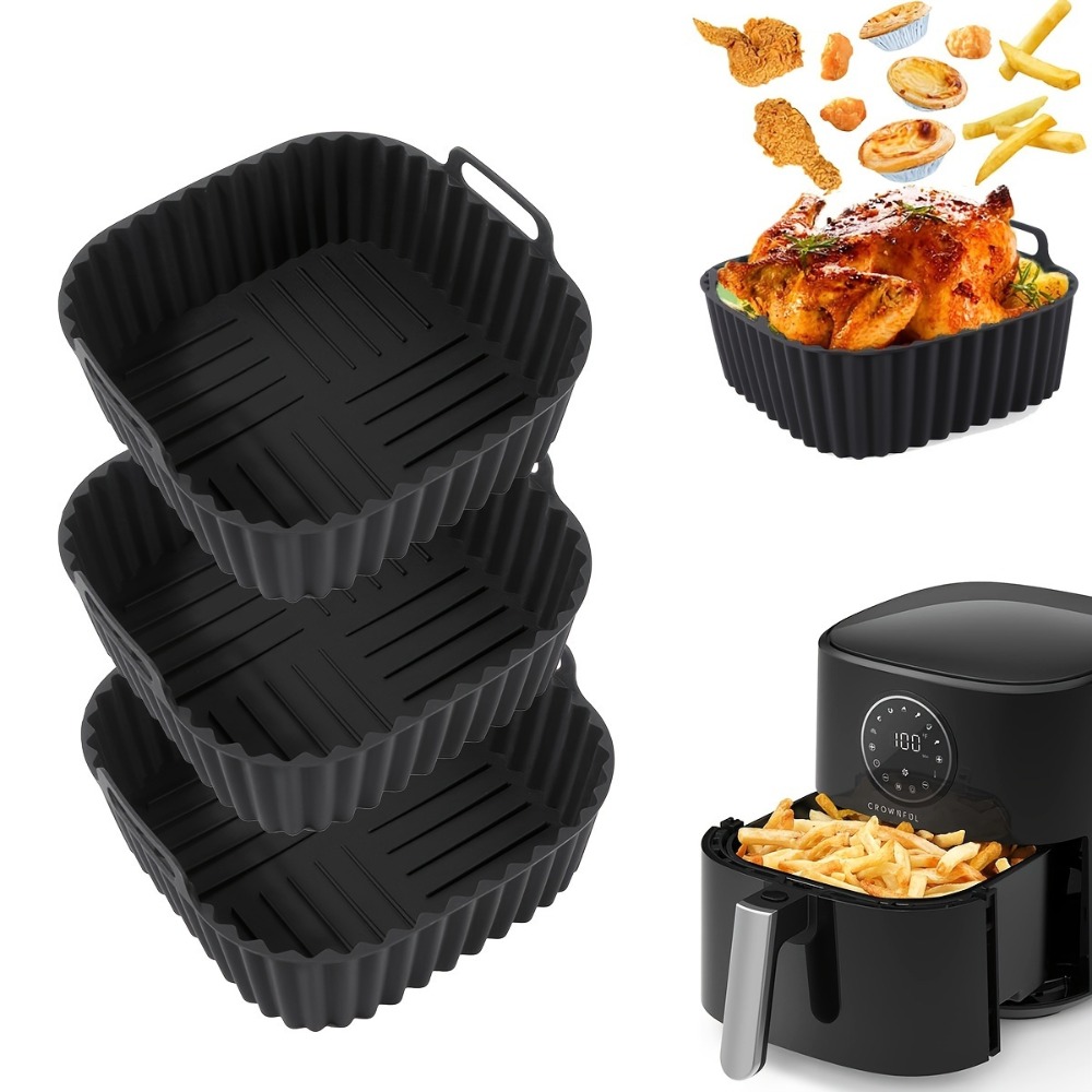 Air Fryer Silicone Liners Squa - Silicone Steamer Basket recension och pris