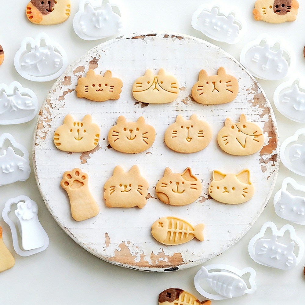 Cute Kitten DIY Stamp Cookie C - Kitchen Gadgets And Accessories recension och pris