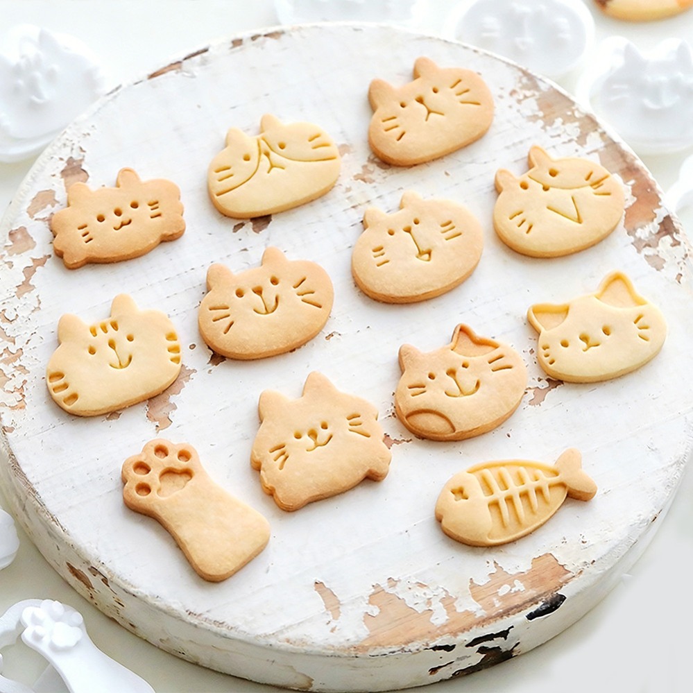 Cute Kitten DIY Stamp Cookie C - Kitchen Gadgets And Accessories recension och pris