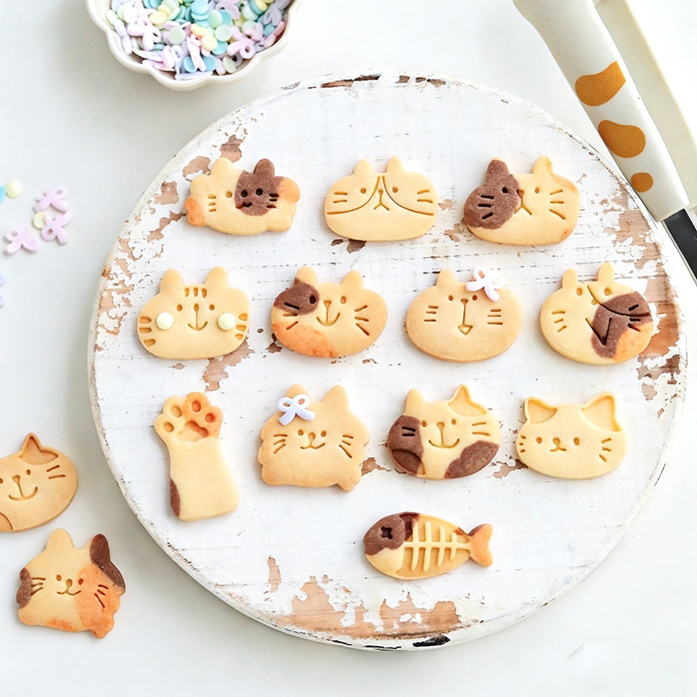 Cute Kitten DIY Stamp Cookie C - Kitchen Gadgets And Accessories recension och pris