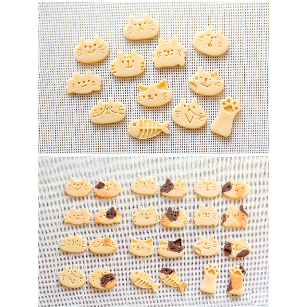 Cute Kitten DIY Stamp Cookie C - Kitchen Gadgets And Accessories recension och pris