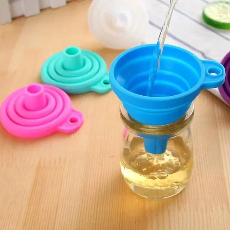 1/4PCS Silicone Collapsible Fu - Kitchen Gadgets For Small Kitchens recension och pris