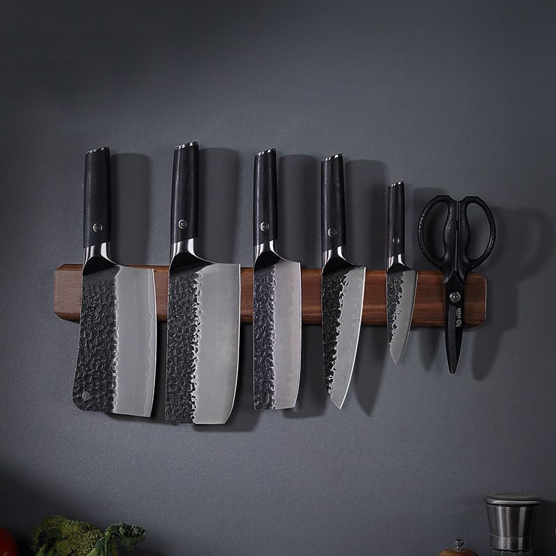 Brand Thick Acacia Wood Magnet - Magnetic Knife Strip recension och pris