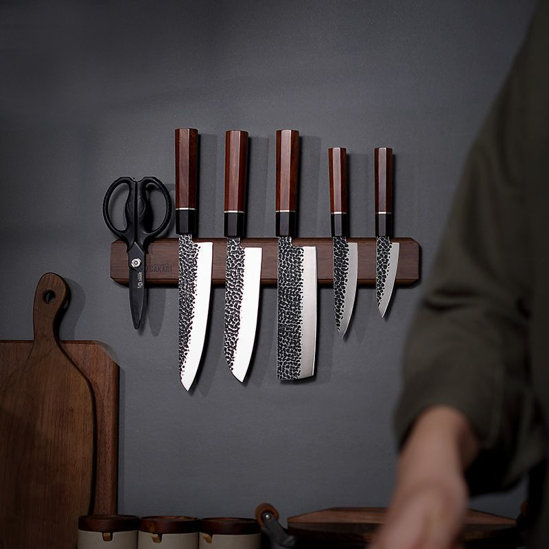 Brand Thick Acacia Wood Magnet - Magnetic Knife Strip recension och pris