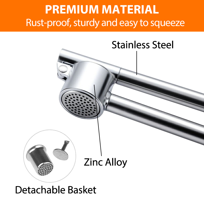Garlic Press Mincer Stainless  - Kitchen Gadgets Garlic recension och pris