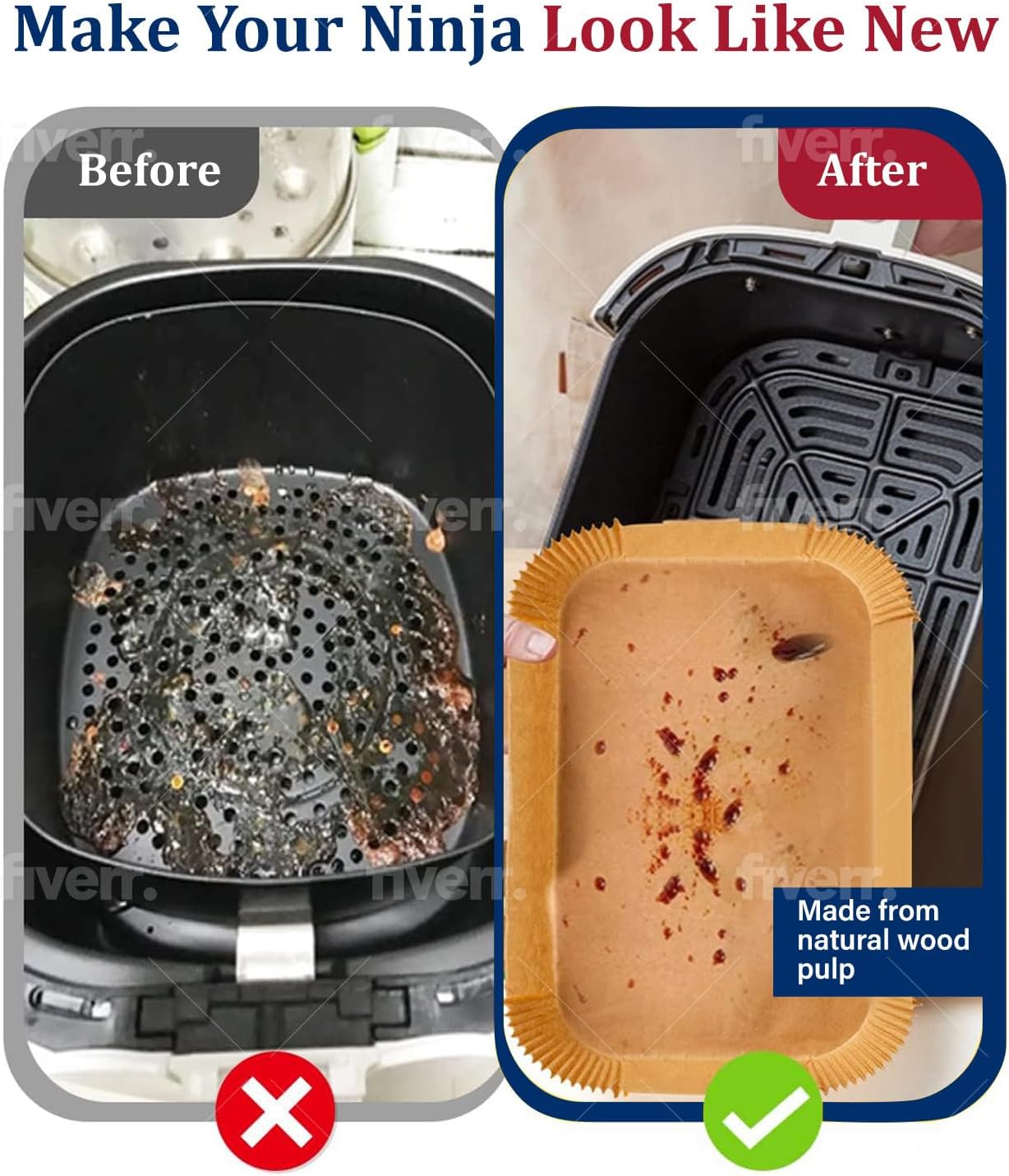 Air Fryer Cooking Baking Paper - Ninja Air Fryer Af300 recension och pris