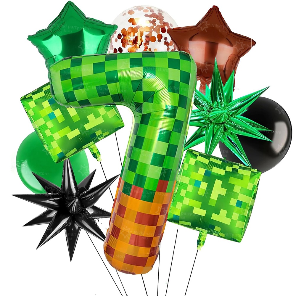 Pixel Miner Number Foil Balloo - Kitchen Gadgets Videos recension och pris