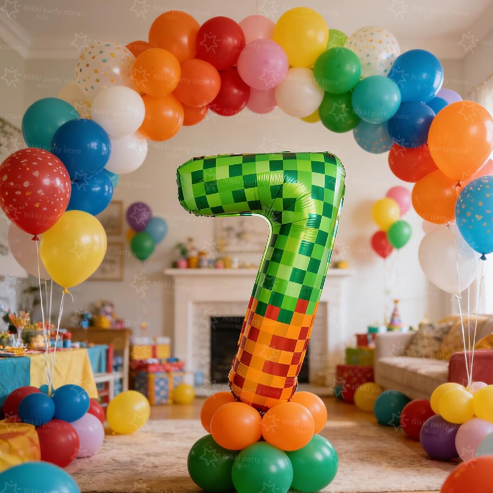 Pixel Miner Number Foil Balloo - Kitchen Gadgets Videos recension och pris